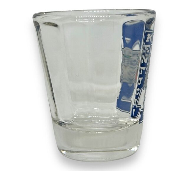 University of Kentucky Optic Shot Glass Wildcat Logo NWOT 1oz Ribbed Man Cave - Picture 4 of 5